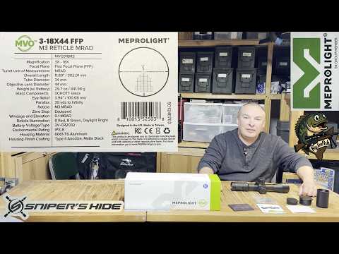 MeproLight MVO 3-18x44mm rifle scope review. New scope, new line, even a new factory.