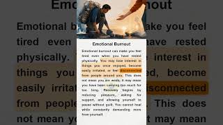 You're Not Lazy—You Might Be Burned Out #emotionalburnout #burnout #burnoutrecovery