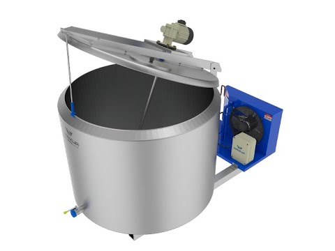 Resfriador de Leite Vertical