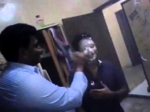 Kunjan birtday cake paste his face video