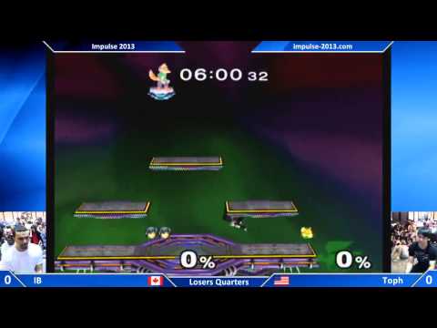 Impulse 2013 - IB vs Toph - Losers Quarters - SSBM