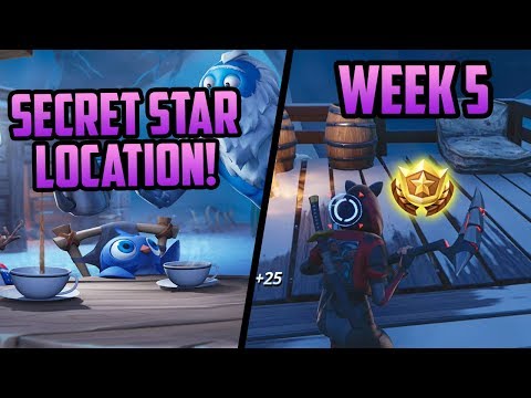 Season 7, Week 5 | *SECRET* Battle Star Location! (Free Tier) - Fortnite