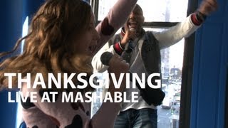 Nicole Westbrook Performs &quot;It&#39;s Thanksgiving&quot; @ Mashable