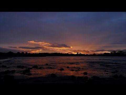 4K Sunset timelapse Waal Nijmegen The Netherlands
