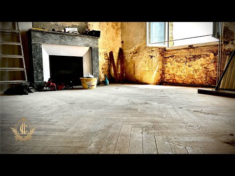 Restoring The ORIGINAL Parquet Flooring For The Chateau. EcoFlow WAVE 2