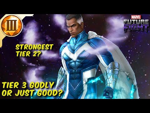 BLUE MARVEL gets GOKU POWERS!! Easy BURST DMG Combo! - Marvel Future Fight