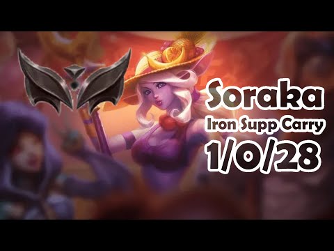 League of Legends - Soraka Support vs. Seraphine | Dark Harvest - Silently First Blood | Help me T.T