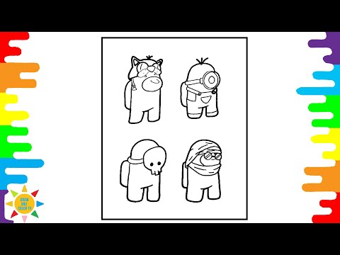 Among USs Coloring Page | Among Us Coloring | Cartoon - Why We Lose