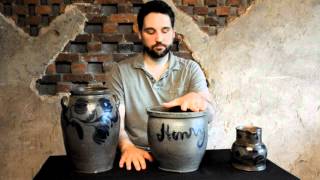 preview picture of video 'Antique Huntingdon County, Pennsylvania, Stoneware Pottery: Henry Glazier and His Peers'