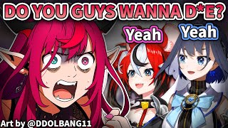 Kronii and Bae Really Terrify IRyS when planning to try Extreme Sports