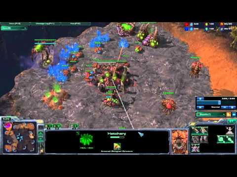 Starcraft 2! Mwanks(Zerg) vs. Pfunk(Terran)