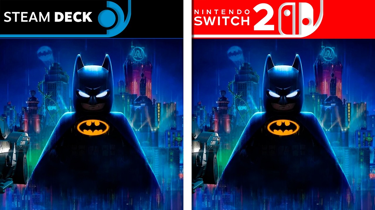 Lego Batman: Legacy of the Dark Knight | Switch 2 vs Steam Deck | Graphics Comparison