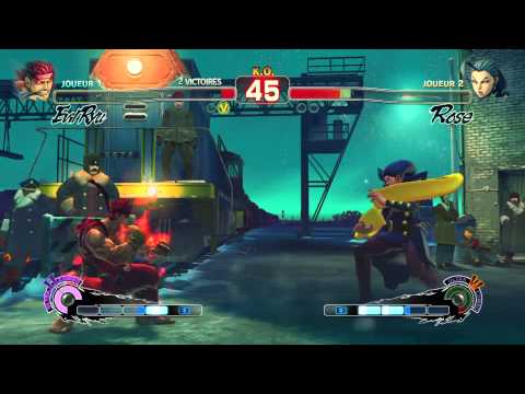 USF4 RaGe Foodysan (E Ryu) vs Zaraki (Rose) - Elly Session 8e