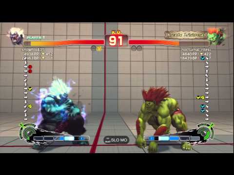 snowfox435 [Oni] Vs nocturnal_rites- [Blanka] SSF4 AE 2012 Japanese Matches - PSN