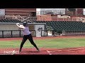 Joelle Jay at Softball Factory Evaluation