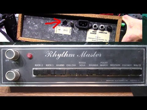 Midi Moding a Rhythm Master Drum Machine form 1977