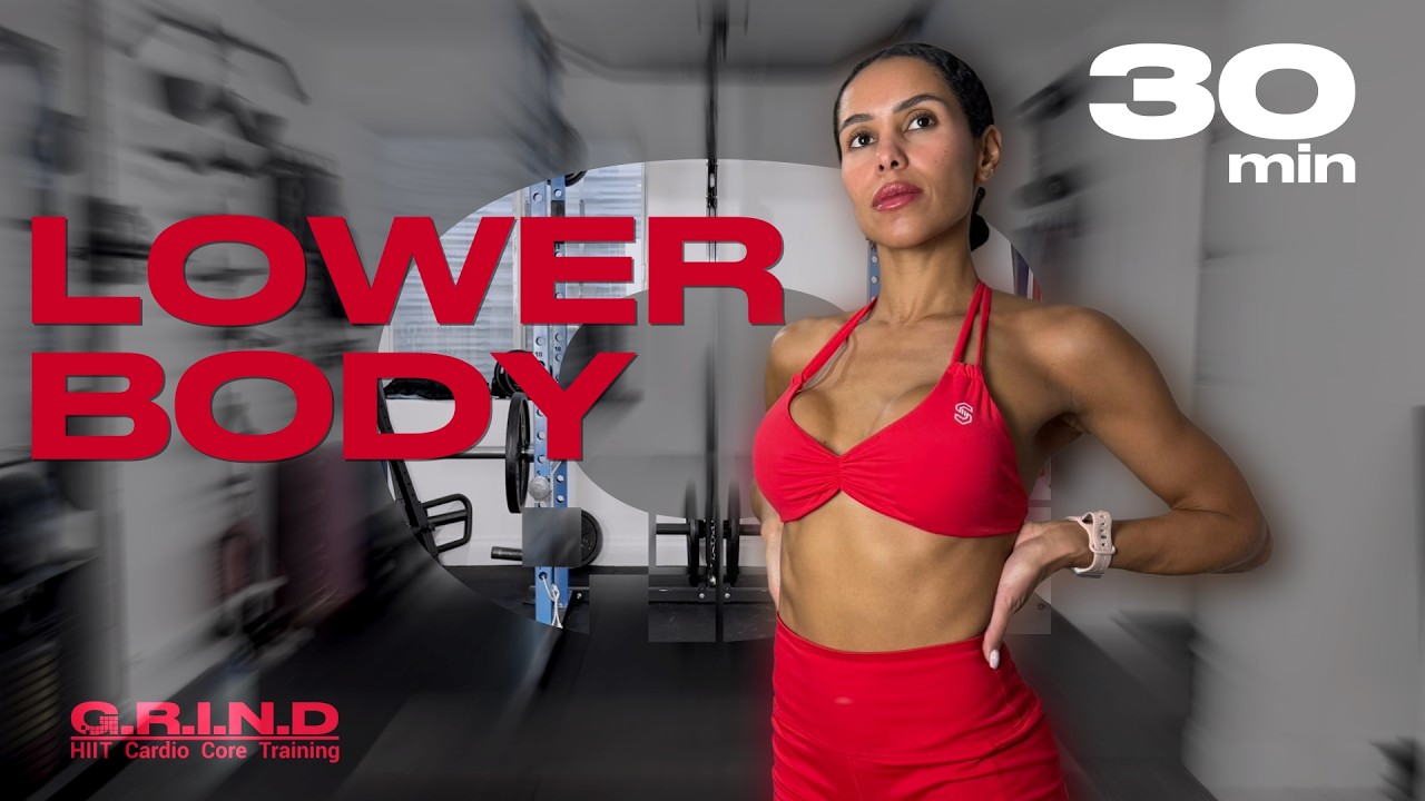 30 Minute HIIT Workout 🔥 Deep Lower Body & Glute Burn (No Equipment)