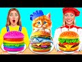 Me Vs Grandma Cooking Challenge With Cat Awesome Kitchen Hacks By TeenDO Challenge
