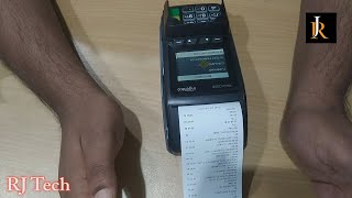 Thermal Paper installing in POS Machine