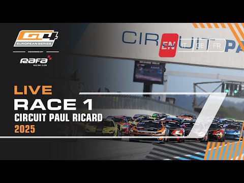 LIVE I Race 1 I Paul Ricard I GT4 European Series pwd by RAFA Racing Club 2025 (English)