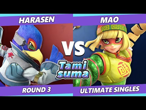 TAMISUMA 188 SSBU - Harasen (Falco) Vs. Mao (Min Min) Smash Ultimate Round 3