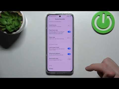 How to Switch On / Off Screen Touches in Screen Recording on Xiaomi 12