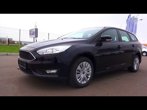 2015 Ford Focus Estate SYNC Edition 1.6 PowerShift. Start Up, Engine, and In Depth Tour.
