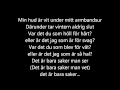 Kent - Saker man ser [lyrics] 