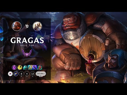 Gragas Top vs Kayle - KR Master Patch 12.14