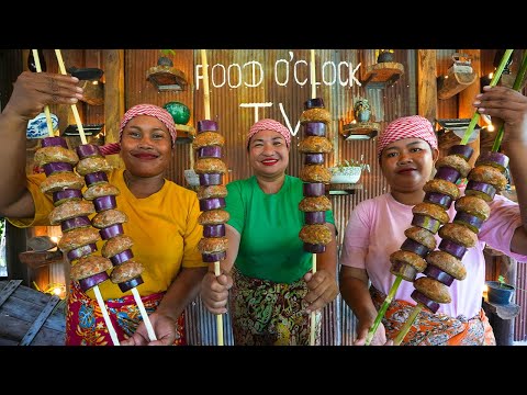 Beef Burger Egg Plants Grilled Recipe Simple and Delicious