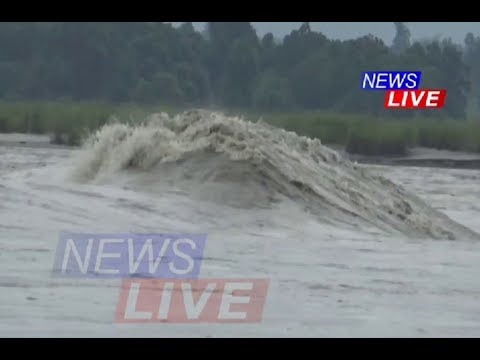 #SiangFloodAlert | Water level rises, villagers evacuated and ferry services suspended