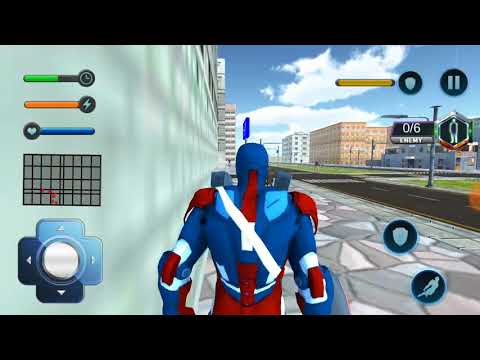 Flying Robot Captain Hero City Rescue Mission - 10 Complete