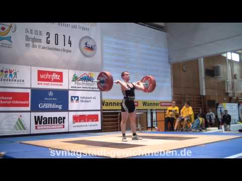 Gruppe 6 Männer -77kg Deutsche Meisterschaft Gewichtheben Obrigheim 2014 10 25