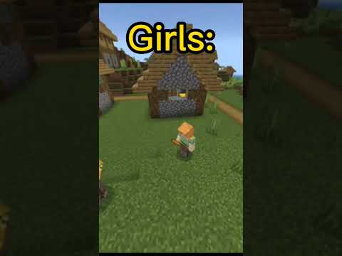 Himanshu Gamerz Pe - How Girls vs Boys Play In Minecraft #minecraft #viral #trending #shorts