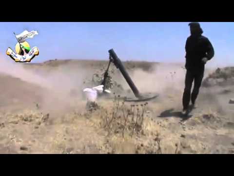 استهداف  قوات النظام بقذائف الهاون من قبل جبهة ثوار سوريا في الشيخ سعد في محافظة دمشق