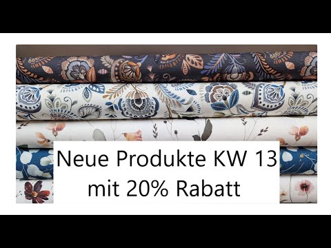 NEUE PRODUKTE KW 13 mit 20% Rabatt bis zum 02.04.23