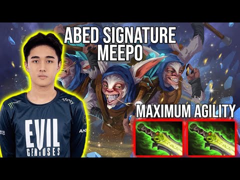 ABED Signature Hero Meepo 2 Ethereal Blade. Classic DotA 2 One Push GG.