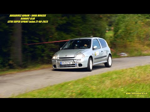 ARKADIUSZ ABRAM / ANNA MROZEK - RENAULT CLIO sport - LETNI SUPER SPRINT Łużna 27-08-2023