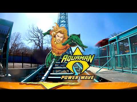 Official AQUAMAN Power Wave POV | Six Flags Over Texas