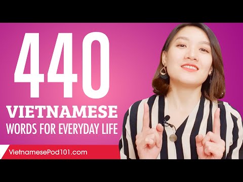 440 Vietnamese Words for Everyday Life - Basic Vocabulary #22