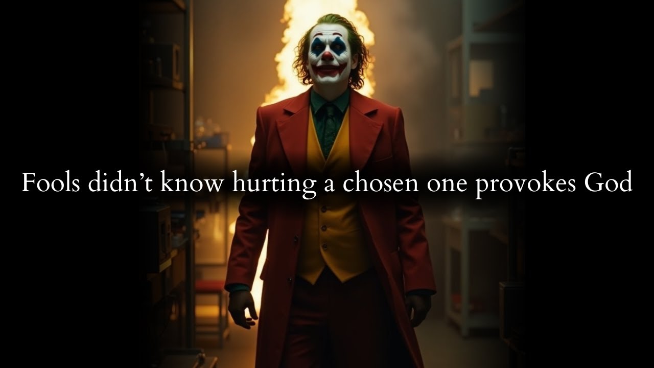 Fools didn't know that hurting a chosen one would provoke God's anger - Joker Speech