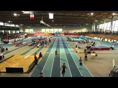Série 1 du 60 m haies cadets, France en salle 2012 (Aurélien Salaun)