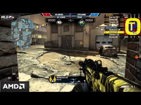 OpTic Gaming vs Evil Geniuses - Game 3 - Semi Final 2 - #MLG