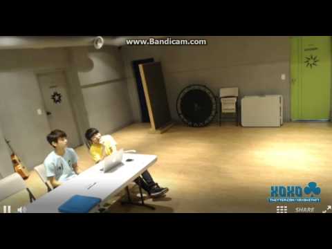 130618 SEVENTEEN Jihoon & Jisoo singing She will be loved by Maroon 5