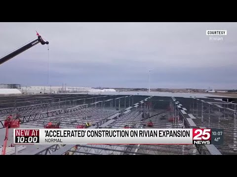 Rivian on ‘accelerated’ construction schedule for massive plant expansion in Normal