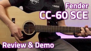 Video thumbnail for Fender CC-60SCE Electro-Acoustic (New for 2017) - Review & Demo by PMTVUK