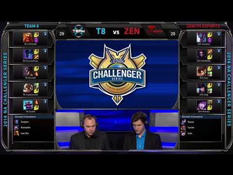 Team 8 vs Zenith eSports | Game 1 Quarter Finals S4 NA CS #2 Summer 2014 | T8 vs ZEN G1