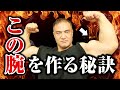 【筋トレ】極太の腕を作る方法をお伝えします