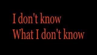 Avatar - What I don&#39;t know Lyrics