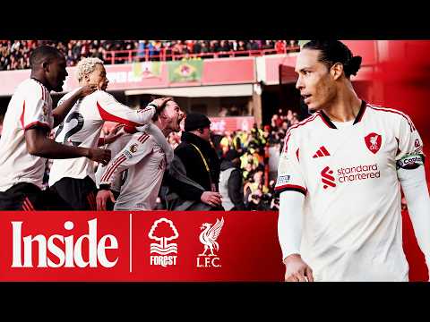 Inside: Nottm Forest 0-1 Liverpool | Unreal away end scenes in stoppage time!